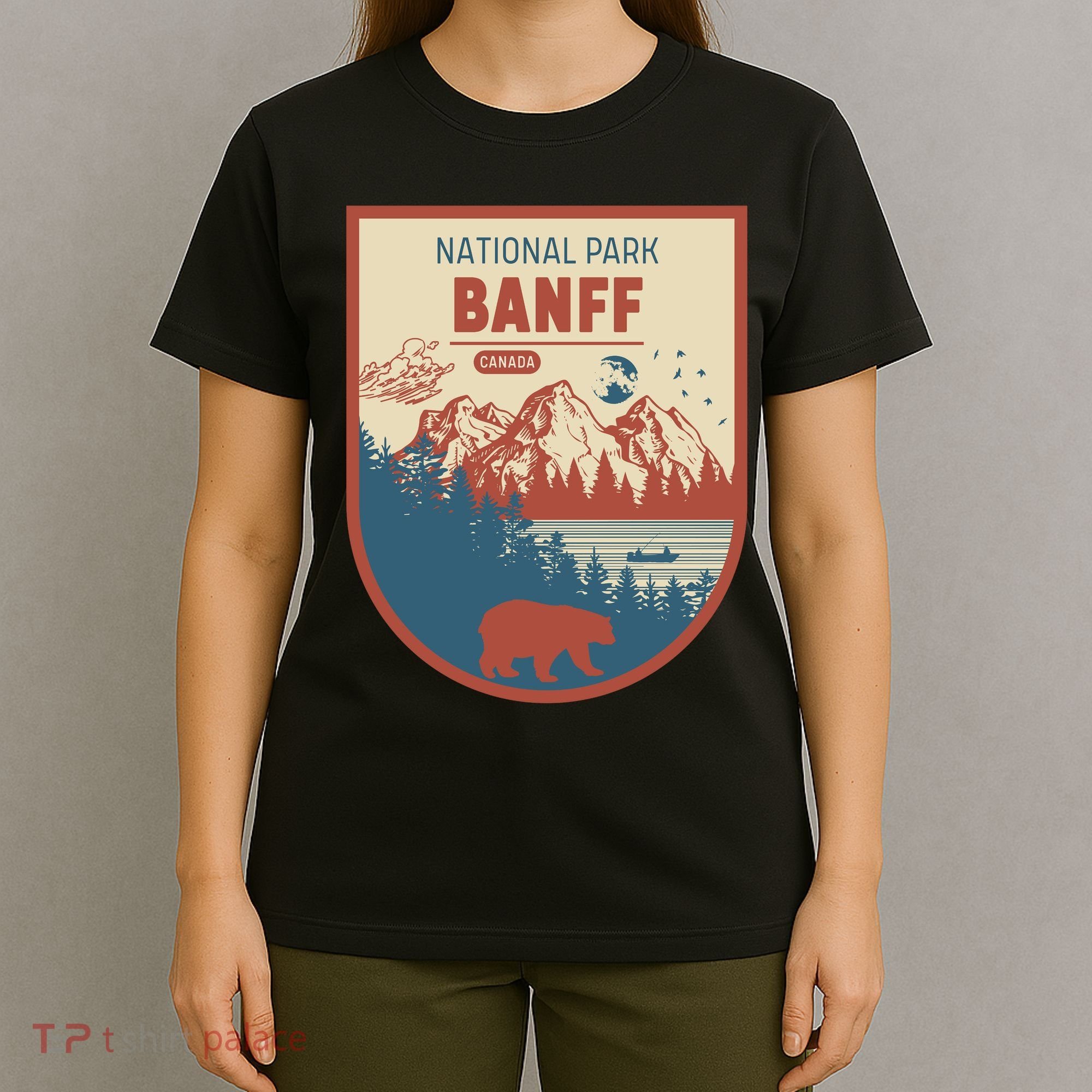 Banff National Park CanadaS Badge T-Shirt