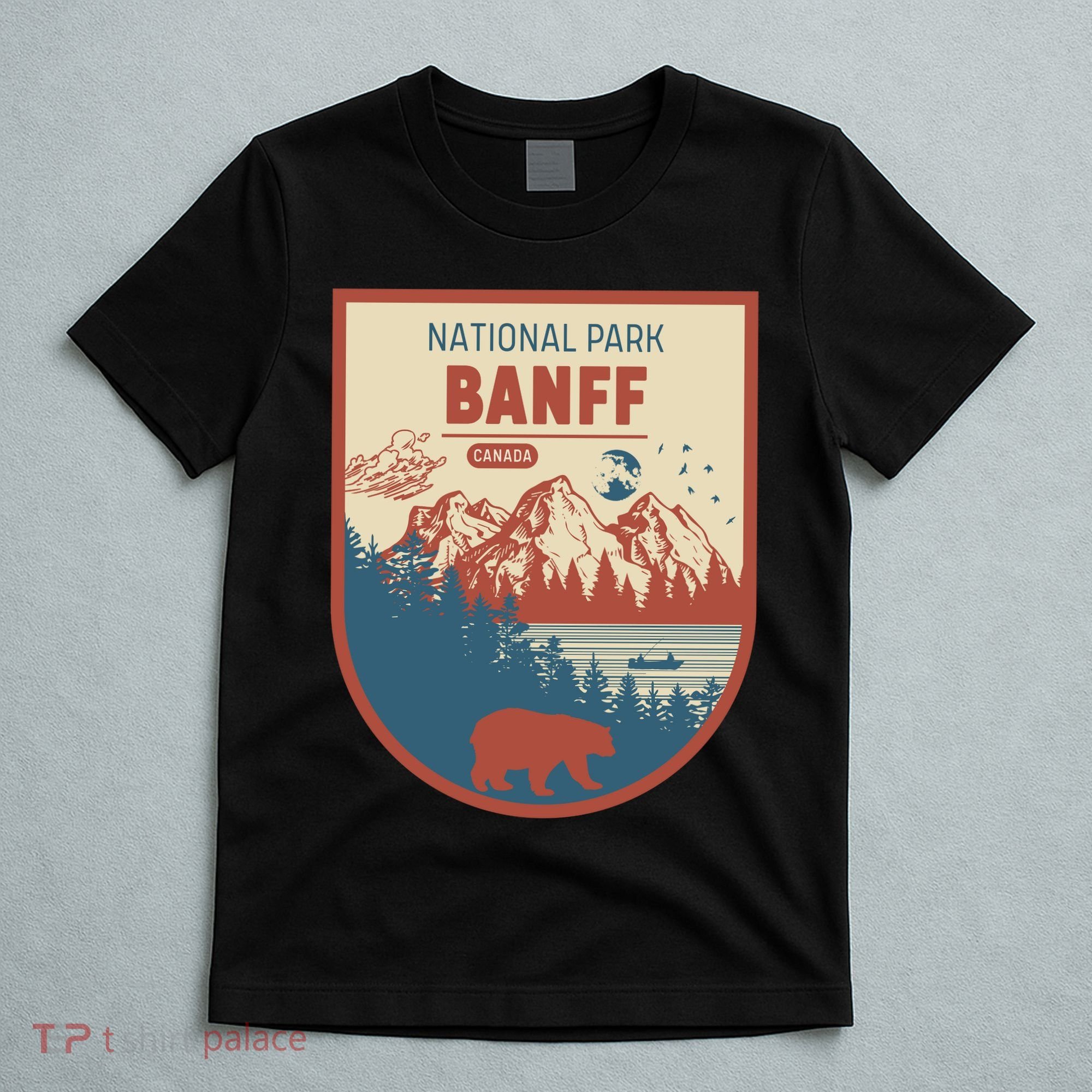 Banff National Park CanadaS Badge T-Shirt