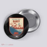 Banff National Park CanadaS Badge Button thumb 0