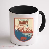 Banff National Park CanadaS Badge Coffee Mug thumb 1