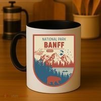 Banff National Park CanadaS Badge Coffee Mug thumb 4