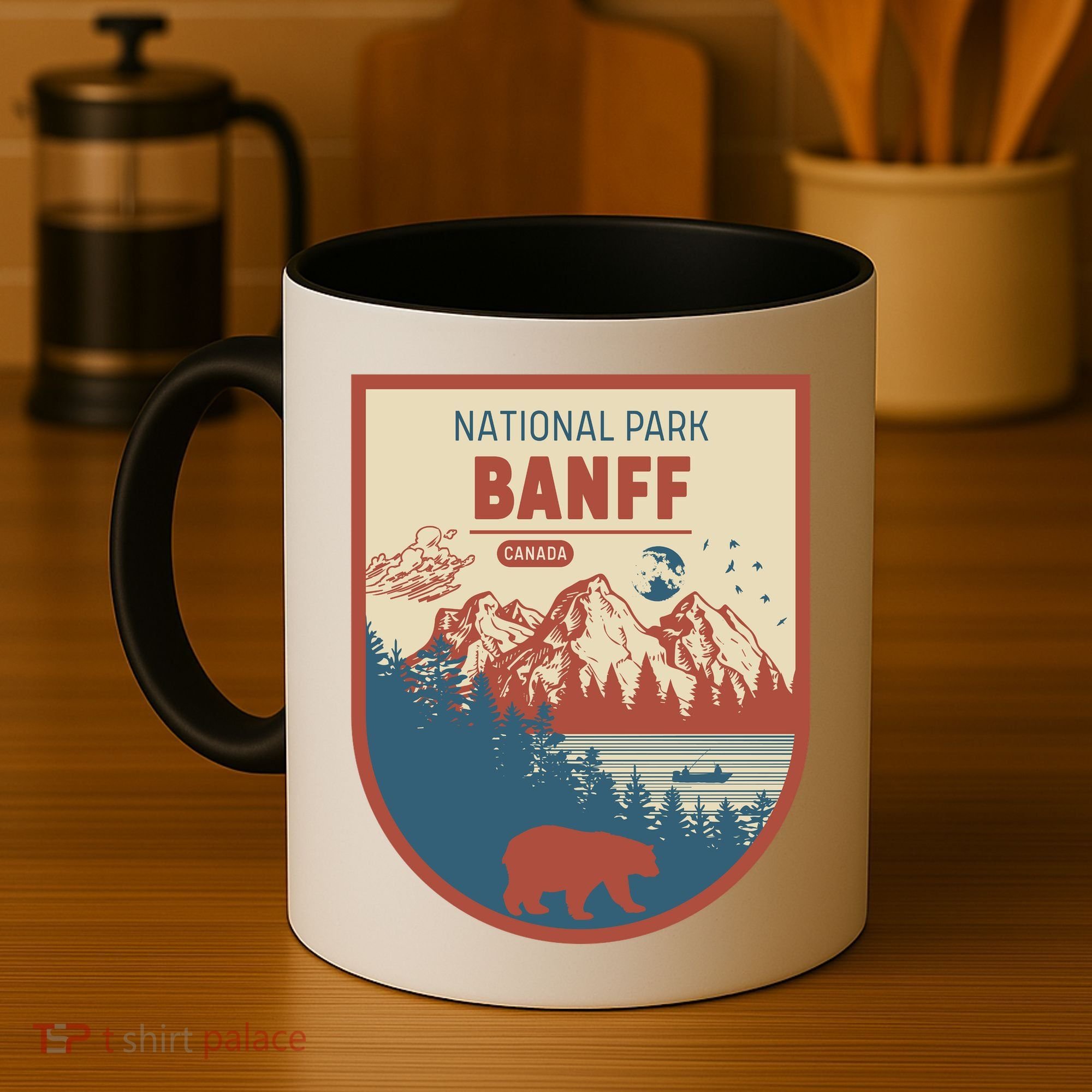 Banff National Park CanadaS Badge Coffee Mug