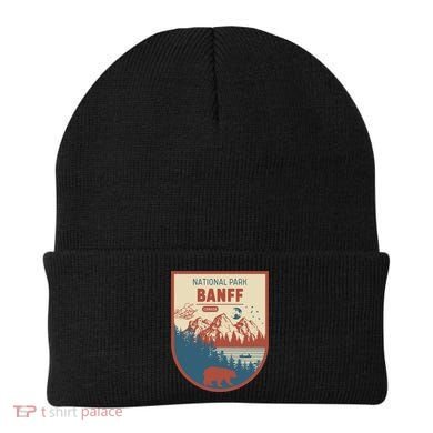 Banff National Park CanadaS Badge Beanie