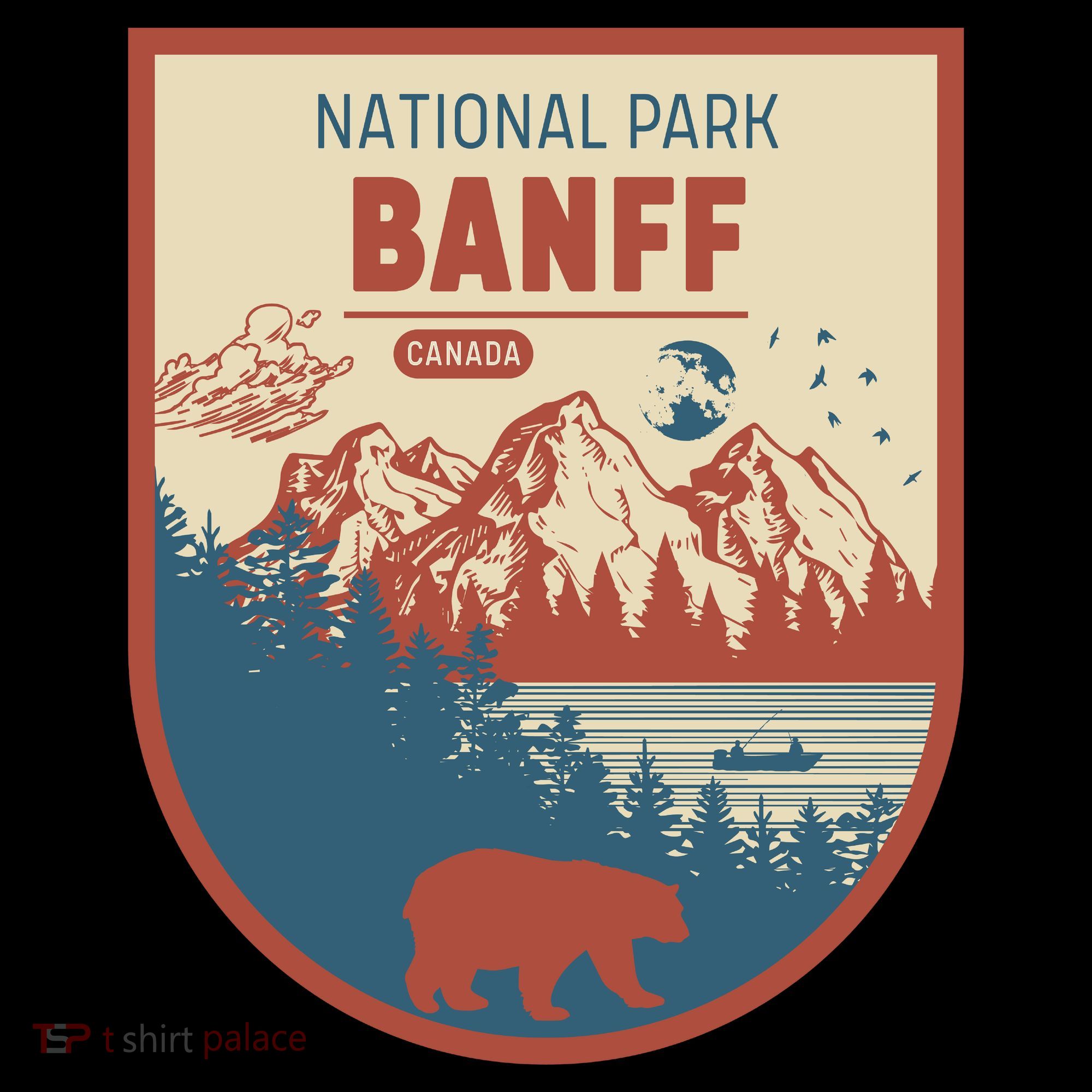 Banff National Park CanadaS Badge Women's Hoodie