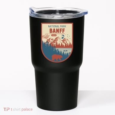 Banff National Park CanadaS Badge Tumbler