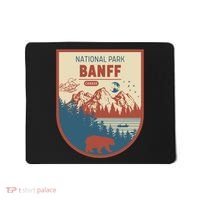 Banff National Park CanadaS Badge Mousepad thumb 0