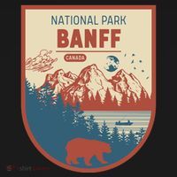 Banff National Park CanadaS Badge Women's Tank Top thumb 5