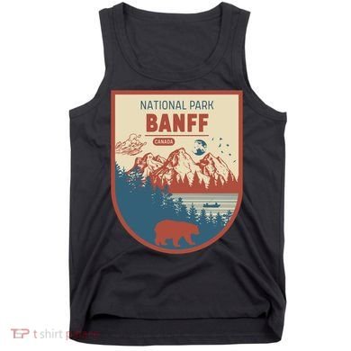 Banff National Park CanadaS Badge Tank Top