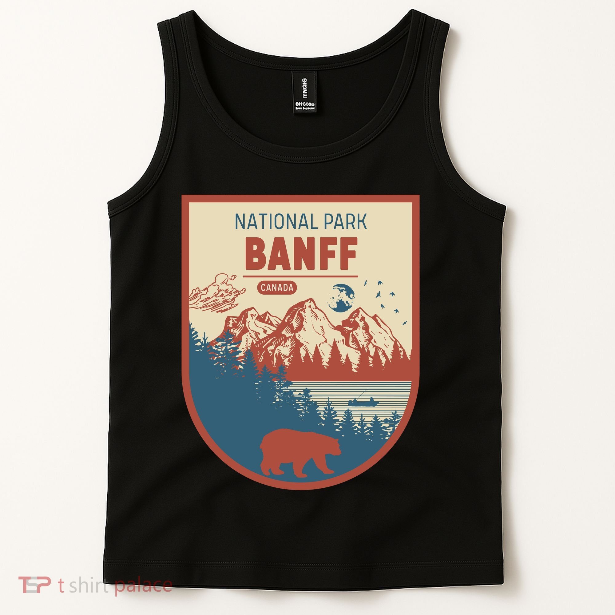 Banff National Park CanadaS Badge Tank Top