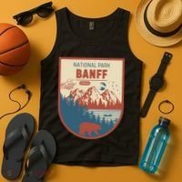 Banff National Park CanadaS Badge Tank Top thumb 4