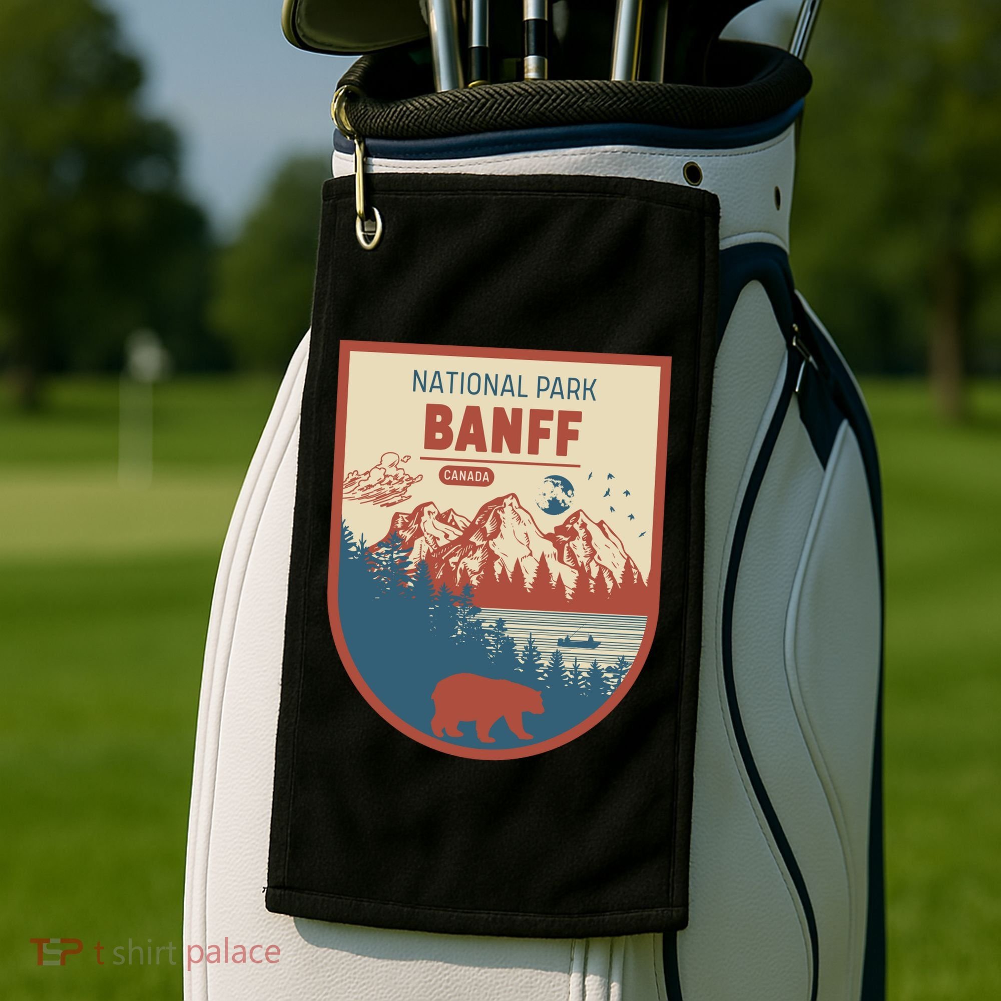 Banff National Park CanadaS Badge Golf Towel