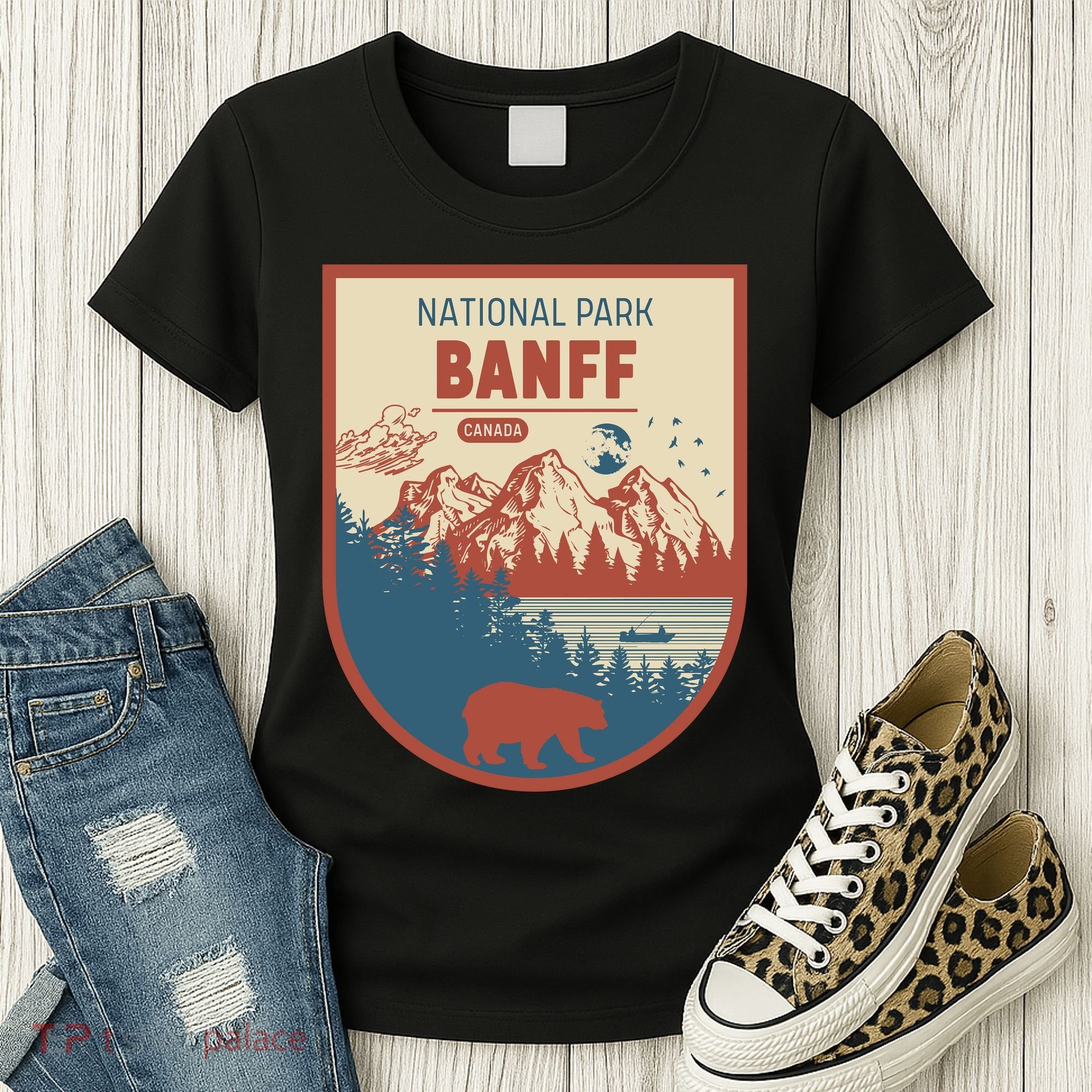 Banff National Park CanadaS Badge Women's T-Shirt