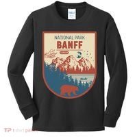 Banff National Park CanadaS Badge Kids Long Sleeve Shirt thumb 0