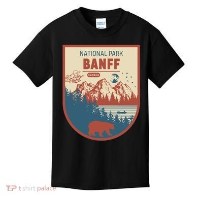 Banff National Park CanadaS Badge Kids T-Shirt