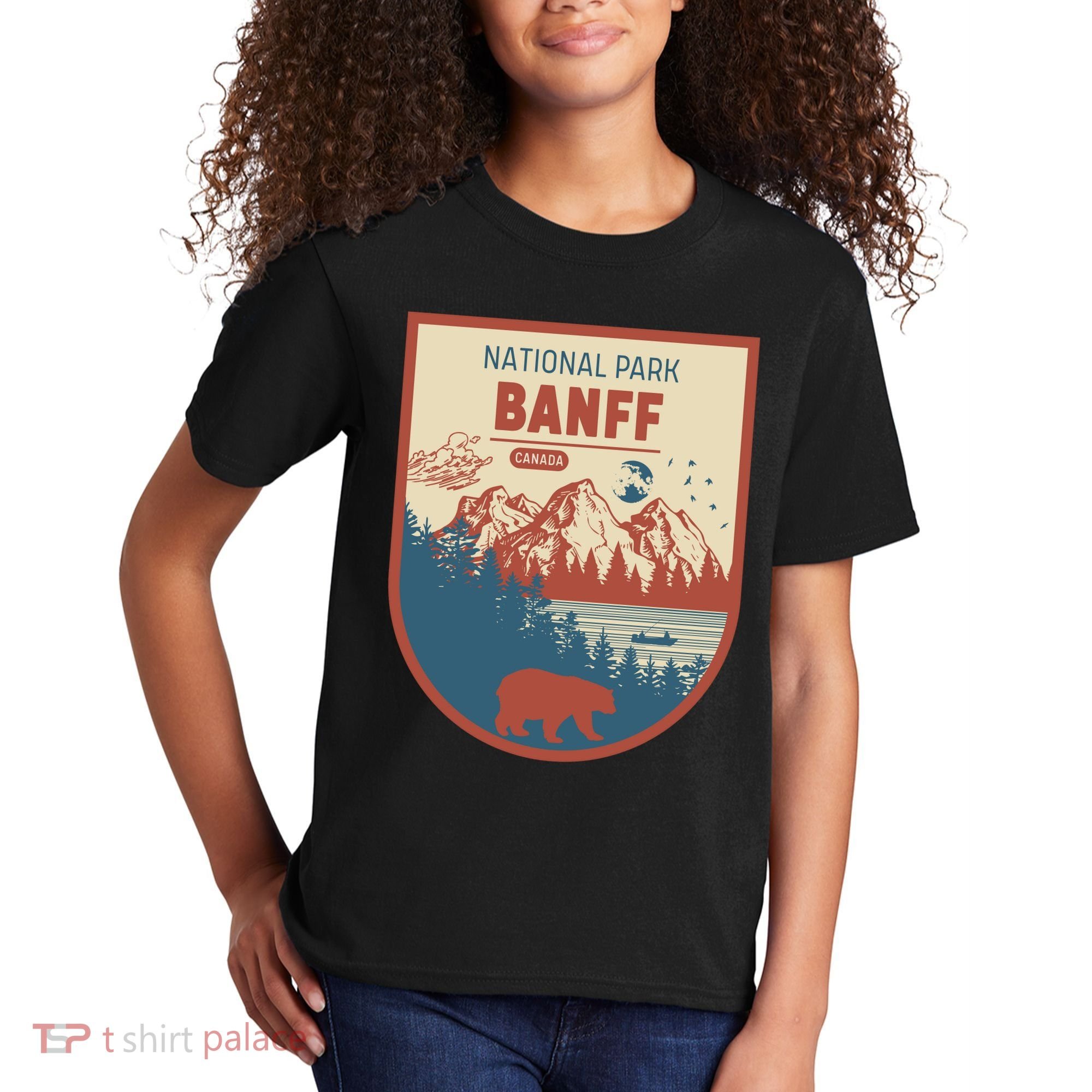 Banff National Park CanadaS Badge Kids T-Shirt