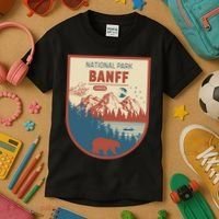 Banff National Park CanadaS Badge Kids T-Shirt thumb 3