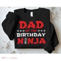 Birthday Ninja Party Dad Of The Birthday Ninja Sweatshirt thumb 2