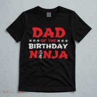 Birthday Ninja Party Dad Of The Birthday Ninja T-Shirt thumb 5