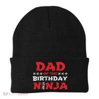 Birthday Ninja Party Dad Of The Birthday Ninja Beanie thumb 0