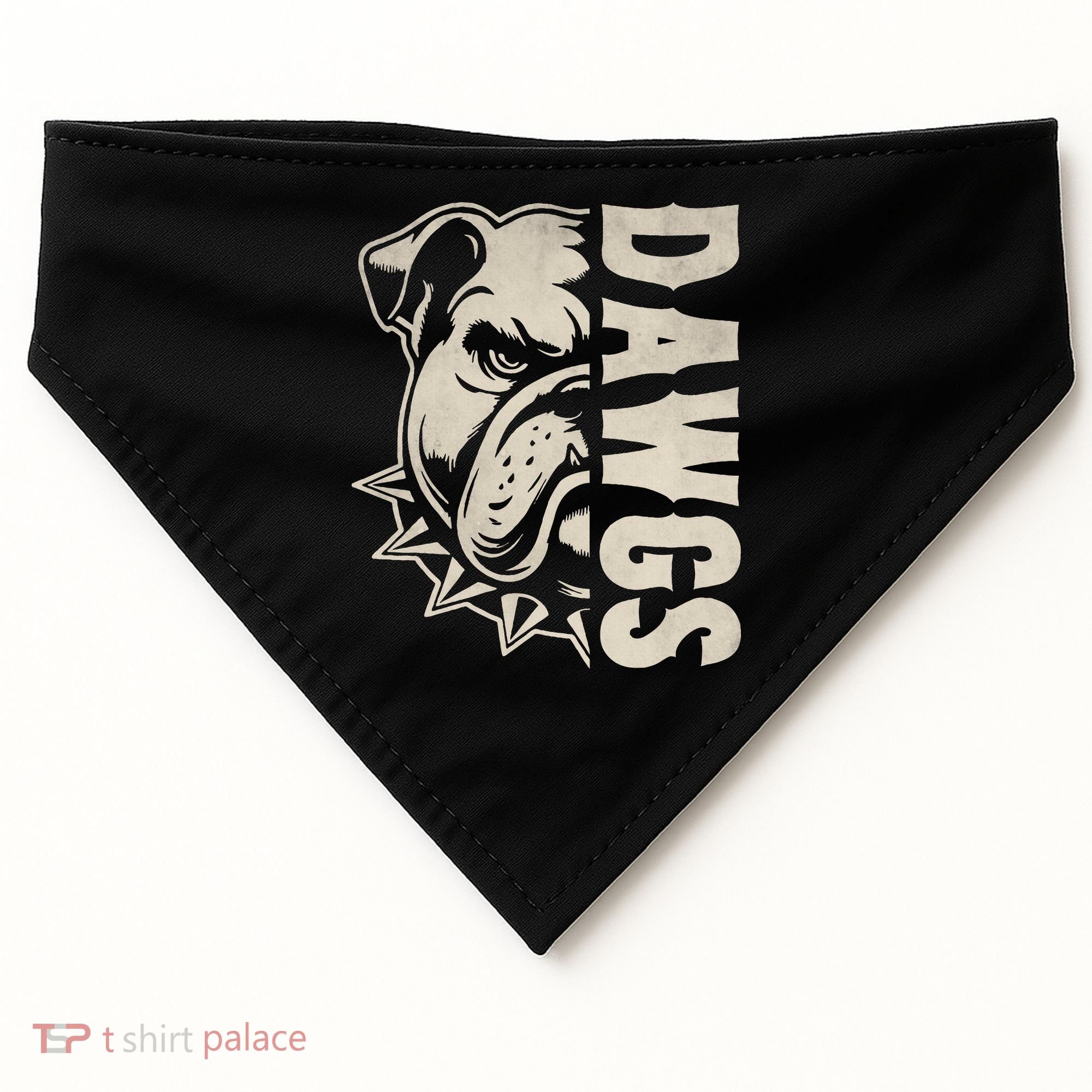 Bulldogs Name Personalized Bulldogs Cute USA-Made Doggie Bandana