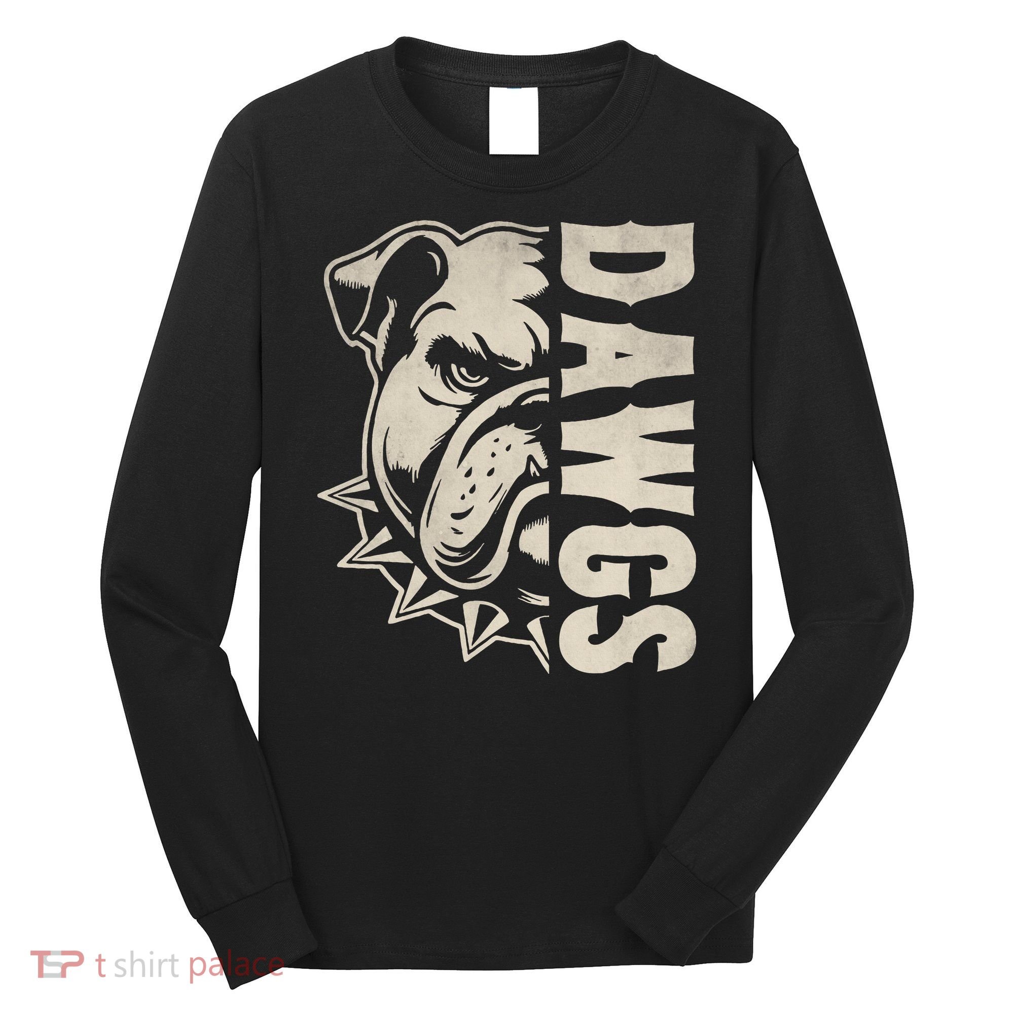 Bulldogs Name Personalized Bulldogs Cute Long Sleeve Shirt
