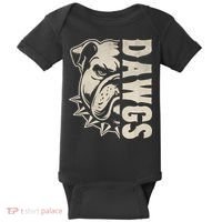 Bulldogs Name Personalized Bulldogs Cute Baby Bodysuit thumb 0