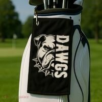 Bulldogs Name Personalized Bulldogs Cute Golf Towel thumb 2