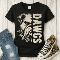 Bulldogs Name Personalized Bulldogs Cute Women's T-Shirt thumb 3