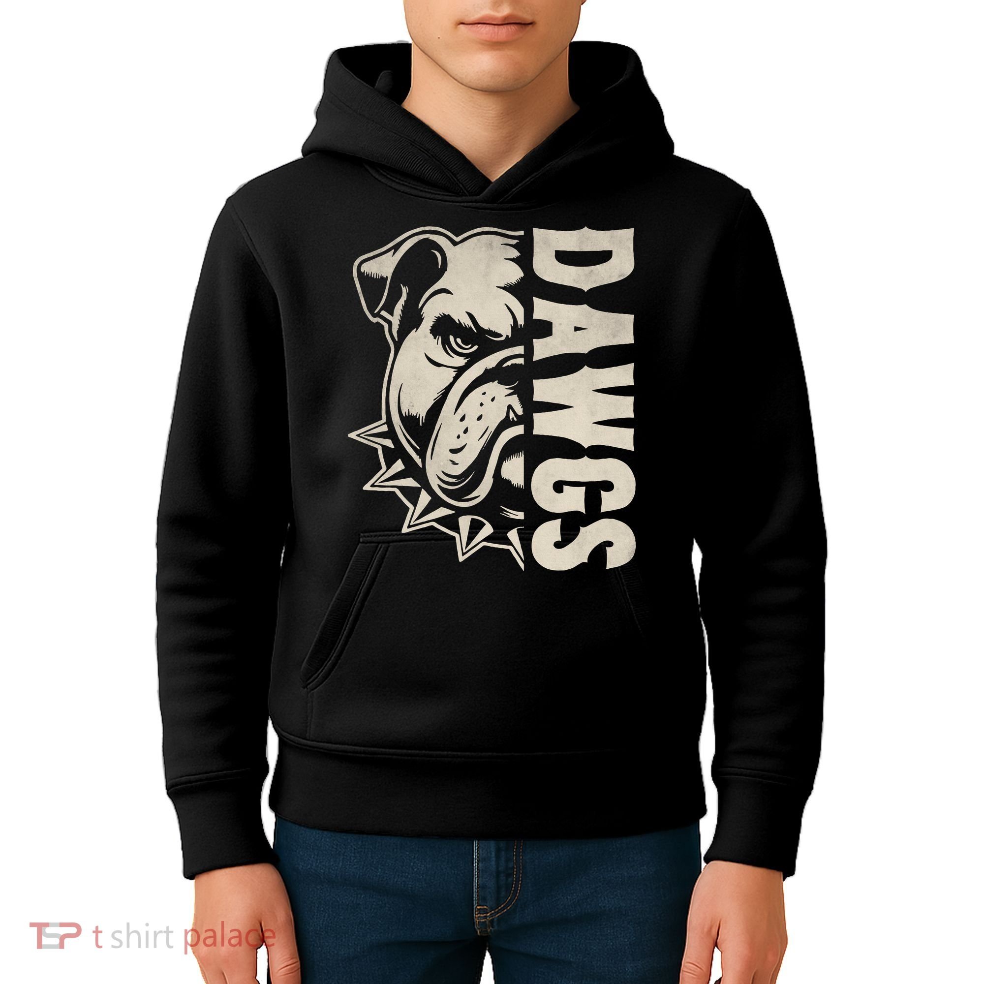 Bulldogs Name Personalized Bulldogs Cute Kids Hoodie