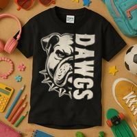 Bulldogs Name Personalized Bulldogs Cute Kids T-Shirt thumb 3