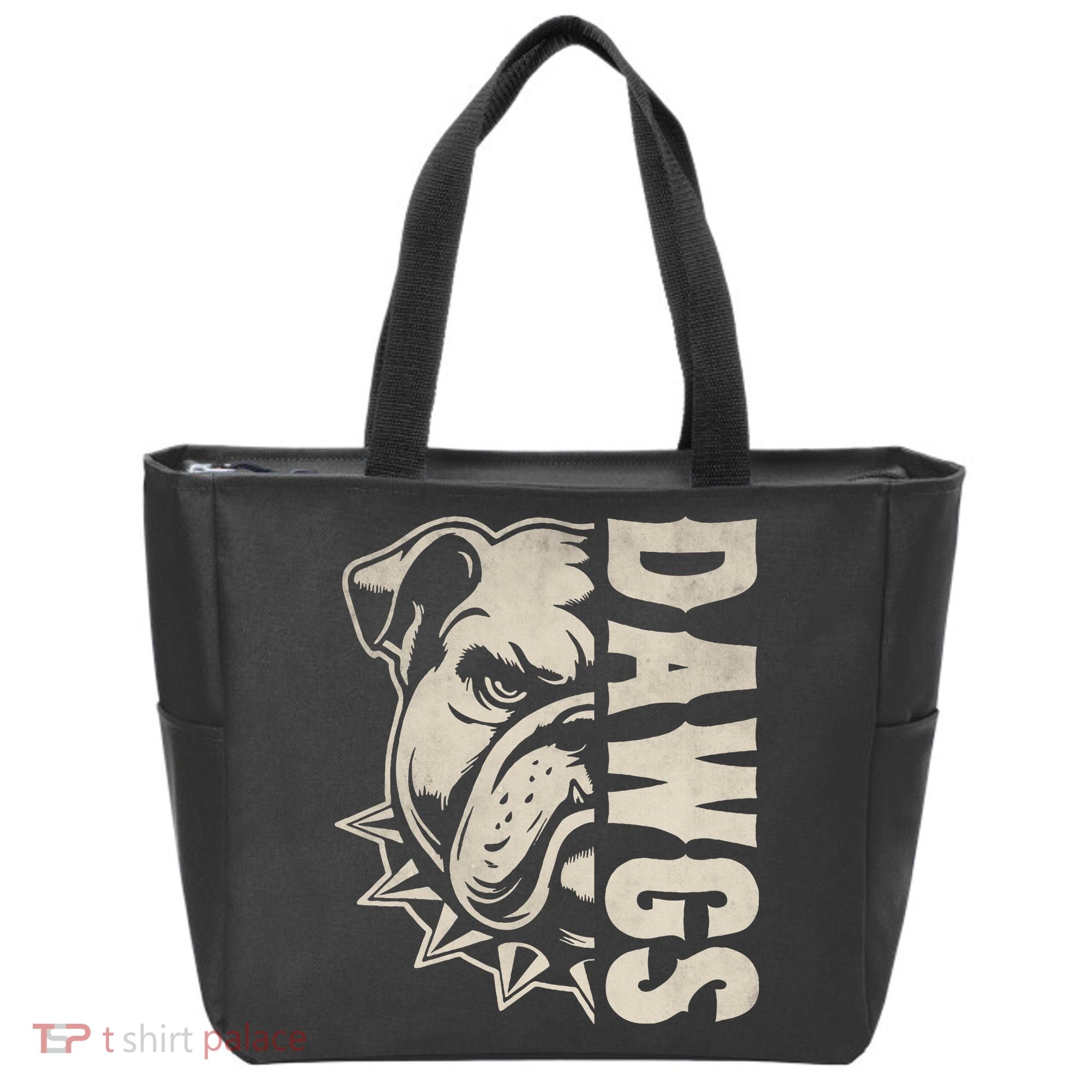Bulldogs Name Personalized Bulldogs Cute Tote Bag