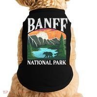 Banff National Park Lake Louise Rocky Mountains Canada Gift Doggie Tank thumb 0