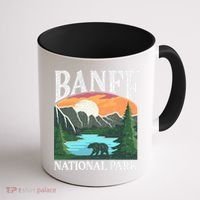 Banff National Park Lake Louise Rocky Mountains Canada Gift Coffee Mug thumb 1