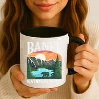 Banff National Park Lake Louise Rocky Mountains Canada Gift Coffee Mug thumb 3