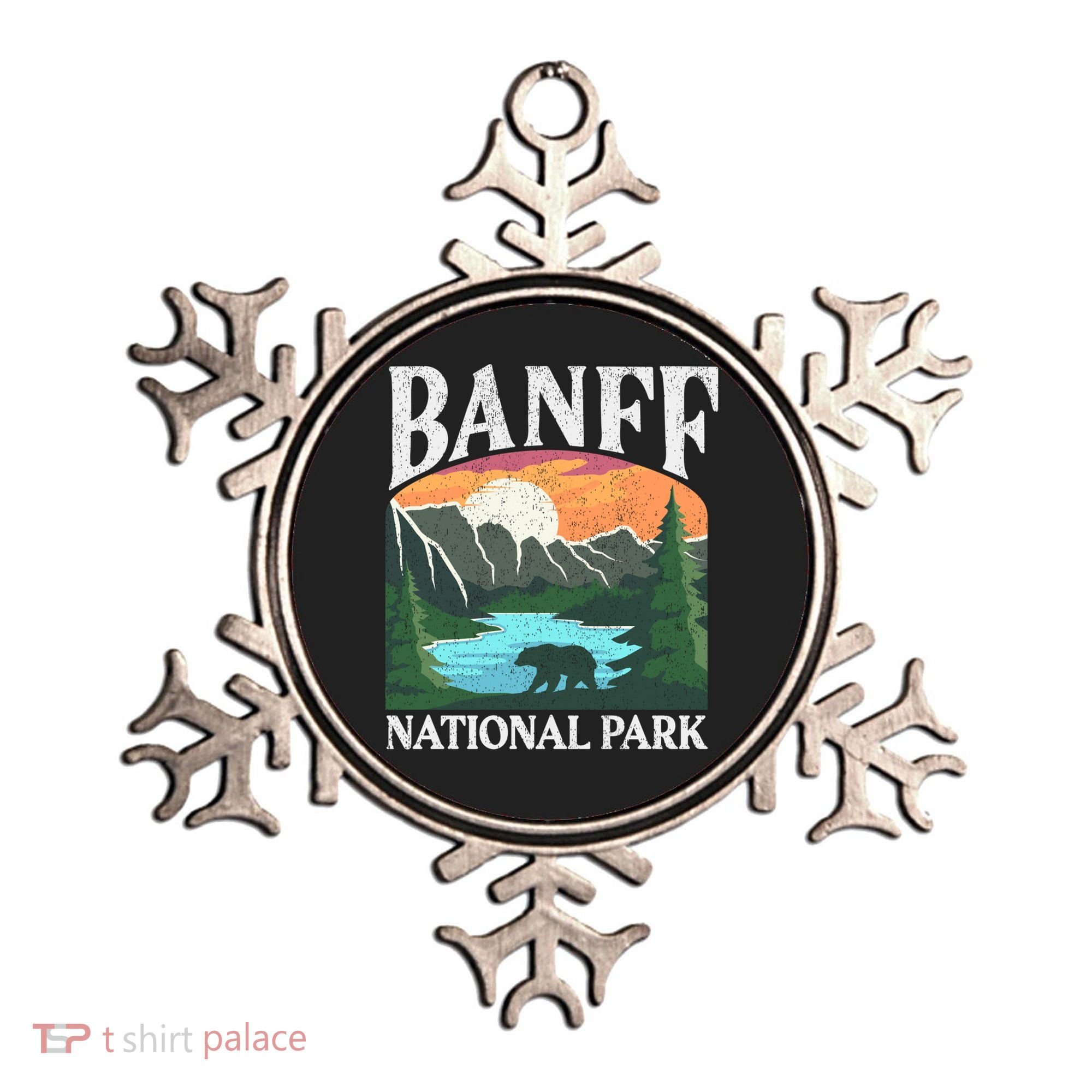 Banff National Park Lake Louise Rocky Mountains Canada Gift Ornament