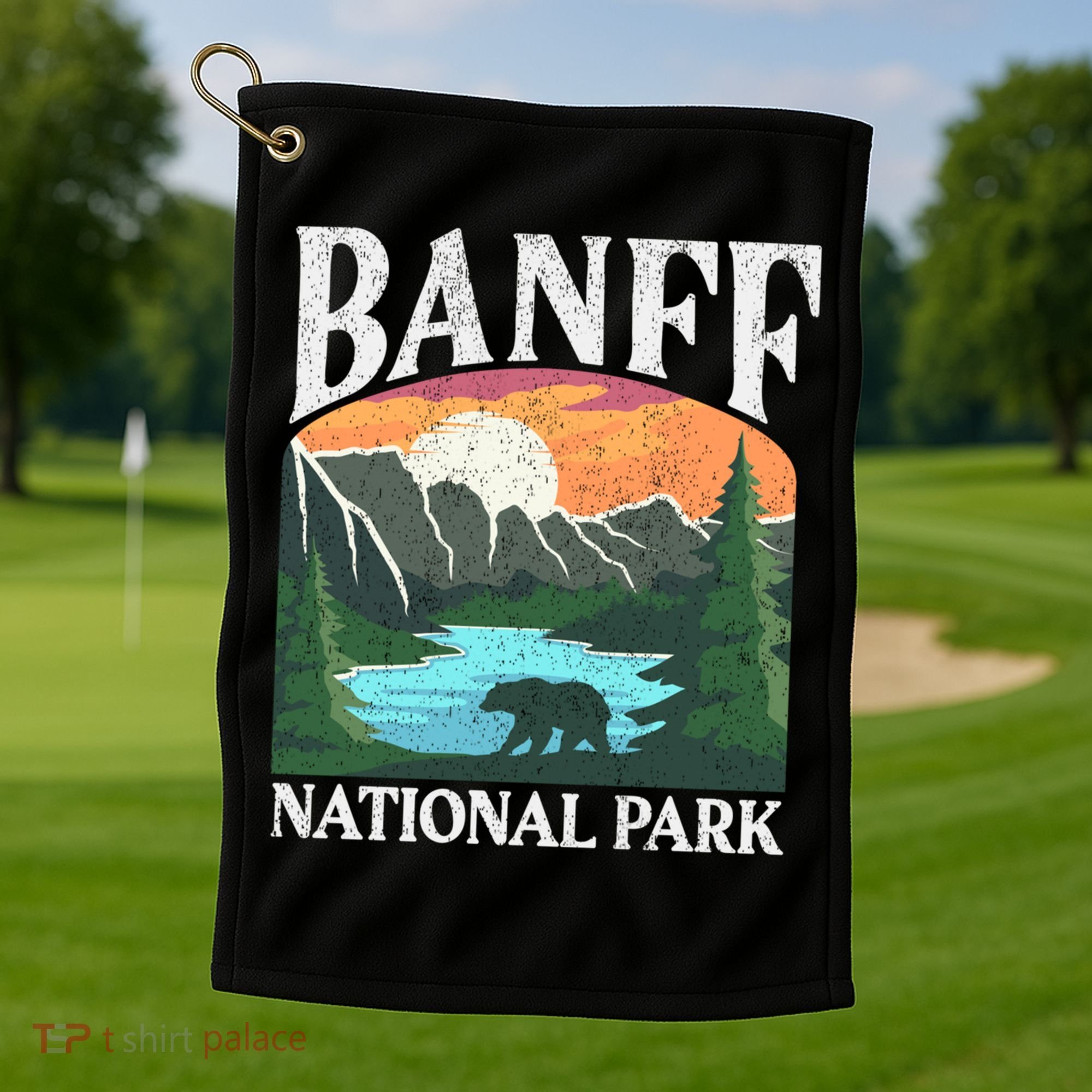 Banff National Park Lake Louise Rocky Mountains Canada Gift Golf Towel