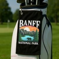 Banff National Park Lake Louise Rocky Mountains Canada Gift Golf Towel thumb 2