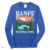 Banff National Park Lake Louise Rocky Mountains Canada Gift Long Sleeve Shirt thumb 0