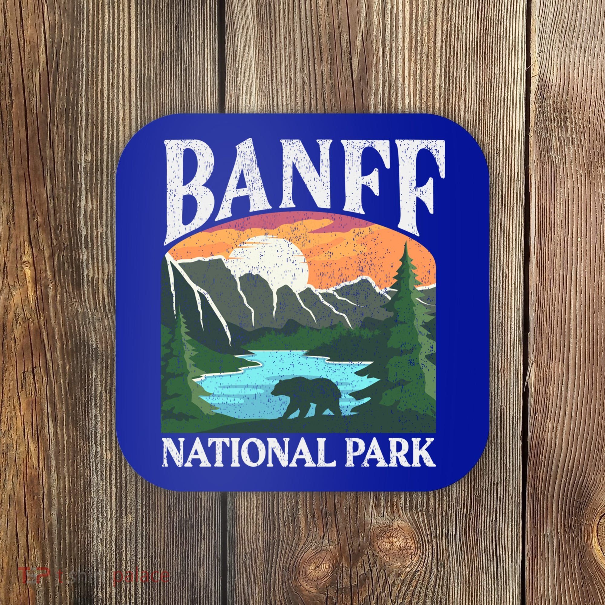 Banff National Park Lake Louise Rocky Mountains Canada Gift Coaster