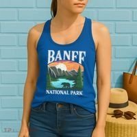 Banff National Park Lake Louise Rocky Mountains Canada Gift Women's Tank Top thumb 2