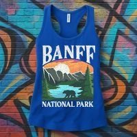 Banff National Park Lake Louise Rocky Mountains Canada Gift Women's Tank Top thumb 3