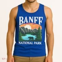 Banff National Park Lake Louise Rocky Mountains Canada Gift Tank Top thumb 3