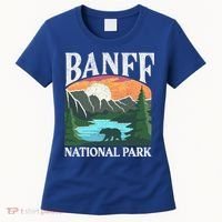 Banff National Park Lake Louise Rocky Mountains Canada Gift Women's T-Shirt thumb 0