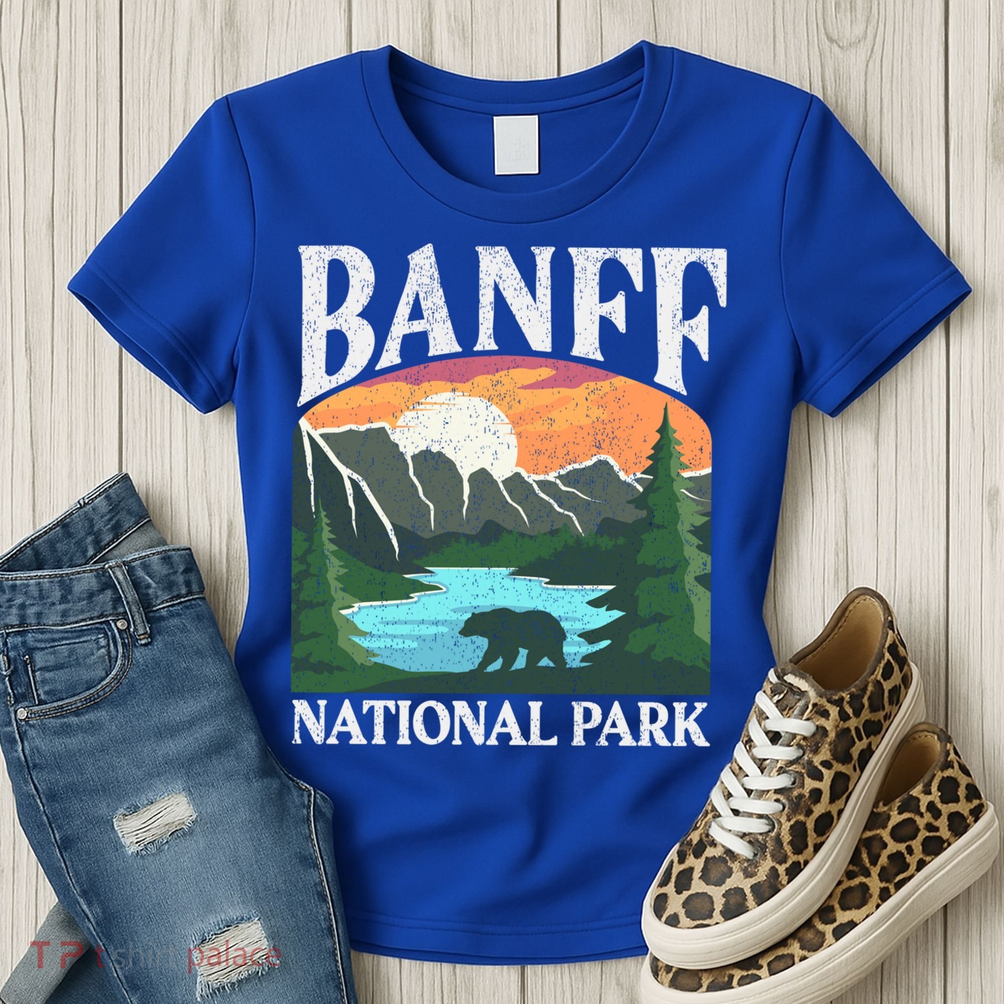Banff National Park Lake Louise Rocky Mountains Canada Gift Women's T-Shirt