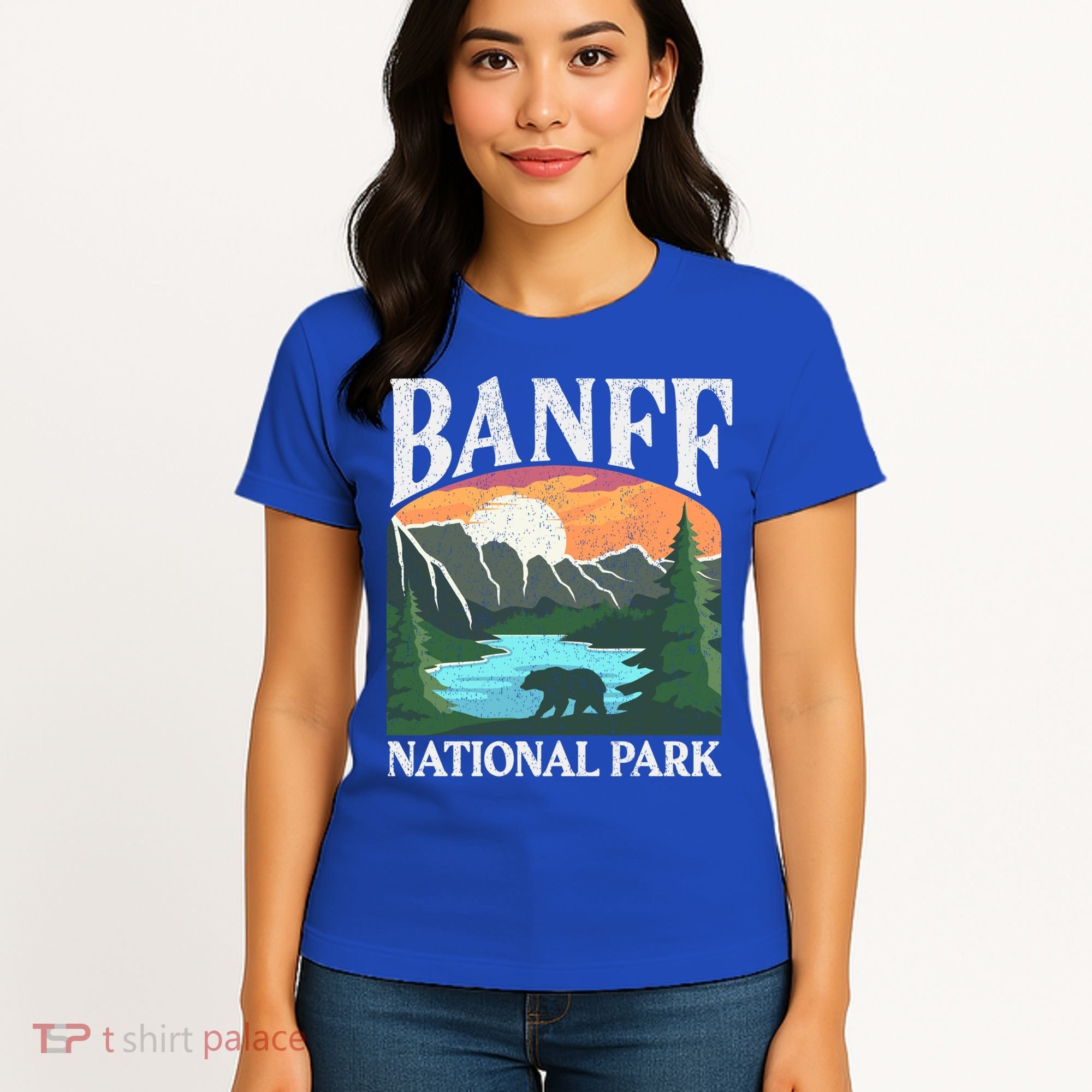 Banff National Park Lake Louise Rocky Mountains Canada Gift Women's T-Shirt
