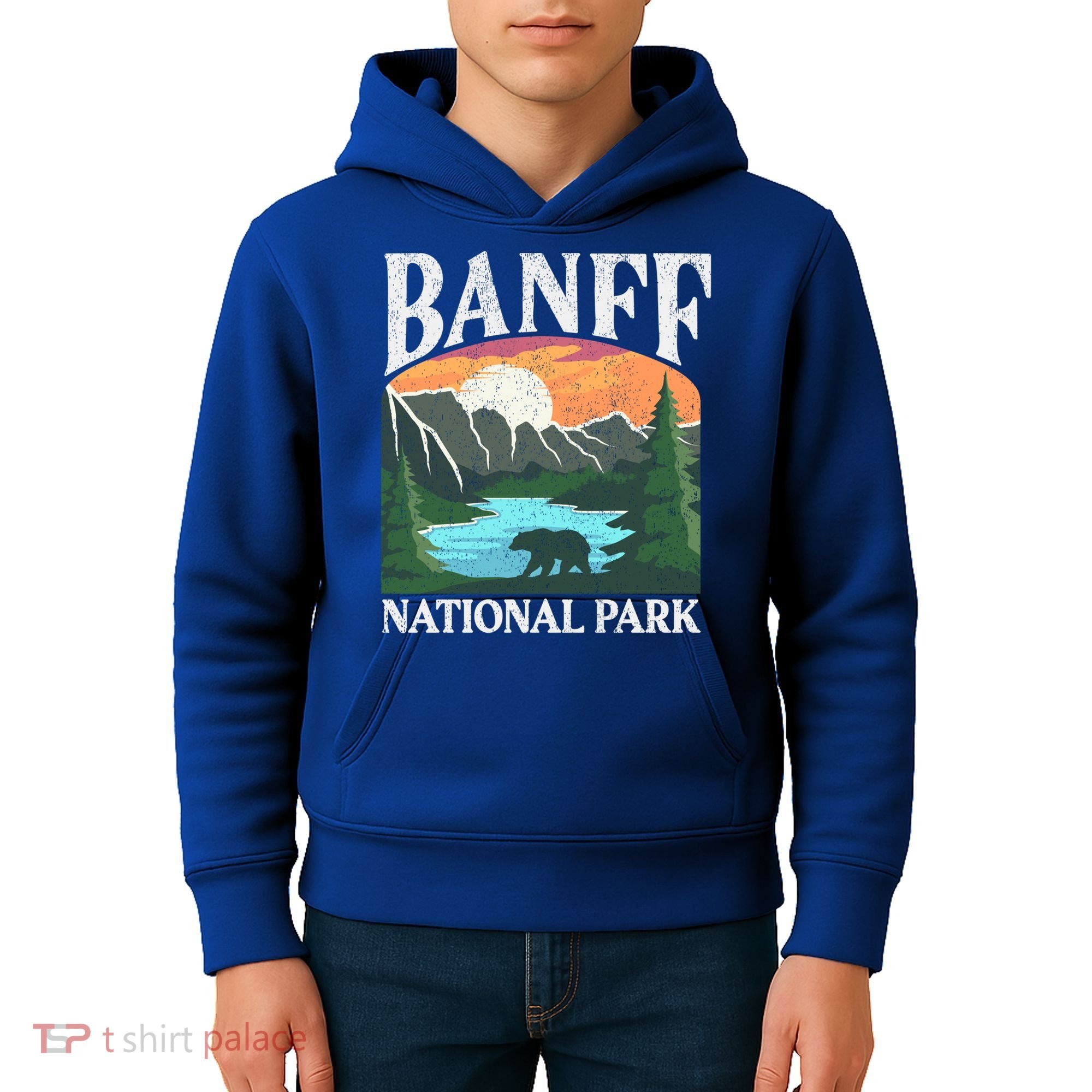 Banff National Park Lake Louise Rocky Mountains Canada Gift Kids Hoodie