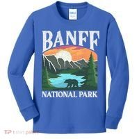 Banff National Park Lake Louise Rocky Mountains Canada Gift Kids Long Sleeve Shirt thumb 0