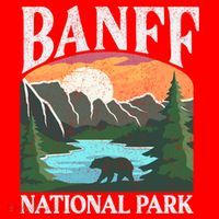 Banff National Park Lake Louise Rocky Mountains Canada Gift Santa Hat thumb 1