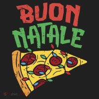 Buon Natale Pizza Funny Italian Christmas Lights Gift Cute Gift Women's Sweatshirt thumb 2