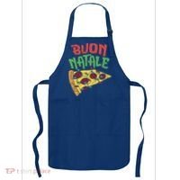 Buon Natale Pizza Funny Italian Christmas Lights Gift Cute Gift Apron thumb 0